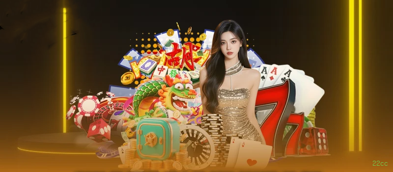 Imagem promocional da plataforma 22cc